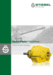 Lesen hier den Katalog zur QuarryMaster Highpower Antriebsgruppe